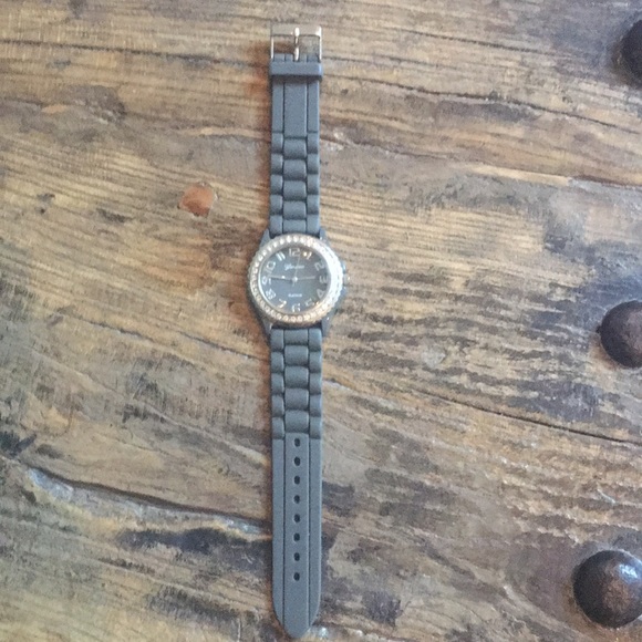 Geneva Accessories - Grey Jelly Watch